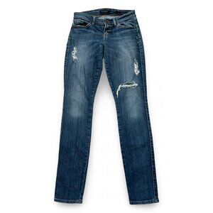 Guess Los Angeles “Brittney Skinny” Distressed Denim Jeans (Size 26)